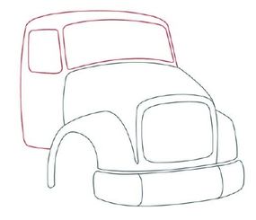 HOW TO DRAW AN ARCHED TRUCK STEP BY STEP - FOR BEGINNERS 