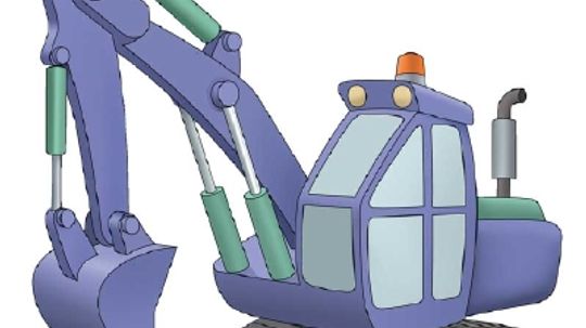 How to Draw Excavators in 11 Steps