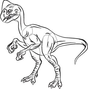 oviraptor coloring page