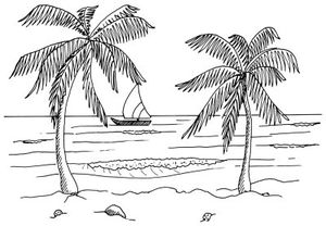 How to Draw a Tropical Beach Scene in 5 Steps