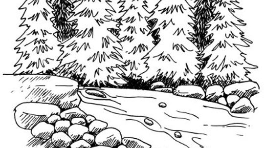 How to Draw a Mountain Stream in 5 Steps