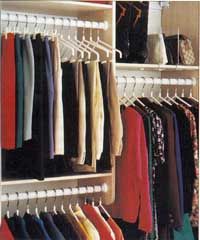 A flexible organizing system can make all the difference in how your closet looks.