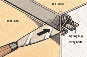 How to Remove and Replace Spring Clips in your Metal Picture Frame