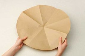 Make a paper template of the tabletop.