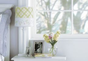 The Lovely Lampshade has light, summery charm.