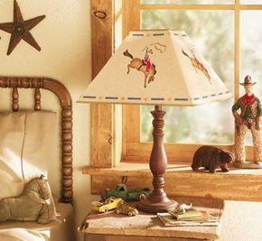 The Bucking Bronco Lampshade adds giddy-up to your home.