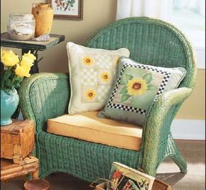 Sunflower Pillows are bright and cheerful.