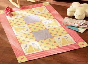 This cute cat-inspired floorclothshowcases your stenciling skill.