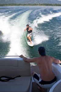 Modified swim platform - Wakesurfing