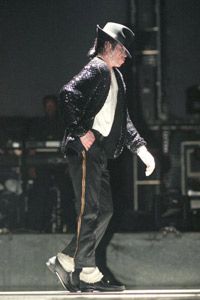 Michael Jackson moonwalking