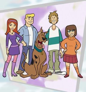 Cartoon Network - Daphne, Velma, Scooby, Fred and Shaggy SCOOBY-DOO and all  related characters and elements are trademarks of and © Hanna-Barbera.  CARTOON NETWORK and the logo are trademarks of and ©