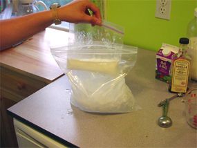 Homemade ice best sale cream ziploc bag