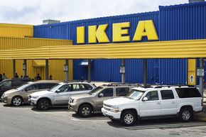Try to use common sense in the chaotic parking lots and decks around IKEA, and if you run into trouble, ask an employee for help.