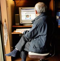 Older adults tend to use e-mail more than younger ones.