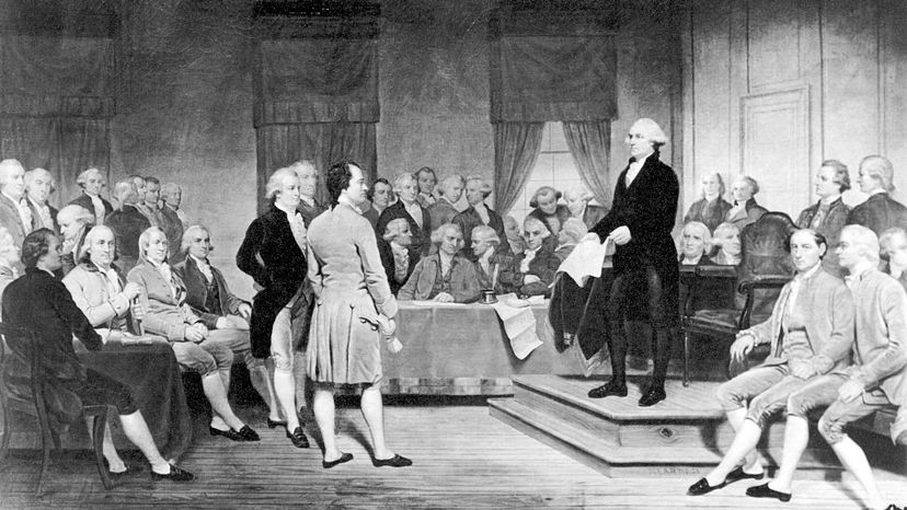 Signing of US constitution
