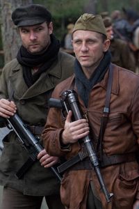 Liev Schreiber and Daniel Craig play two of the Bielski brothers in the movie &quot;Defiance.&quot;