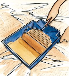 PAINT ROLLER definition and meaning