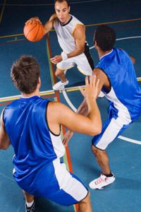 three men basketball
