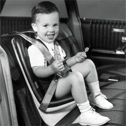 A car seat from the 1960s shows how far these essential safety devices have evolved.