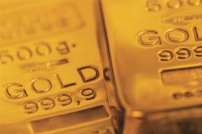 Gold bars are sold by reputable gold dealers in many different denominations.