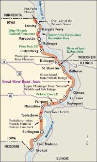 Illinois River Road Map Great River Road | Howstuffworks