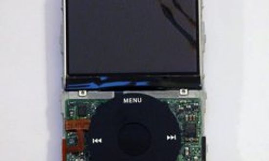 在一个iPod图片库”class=