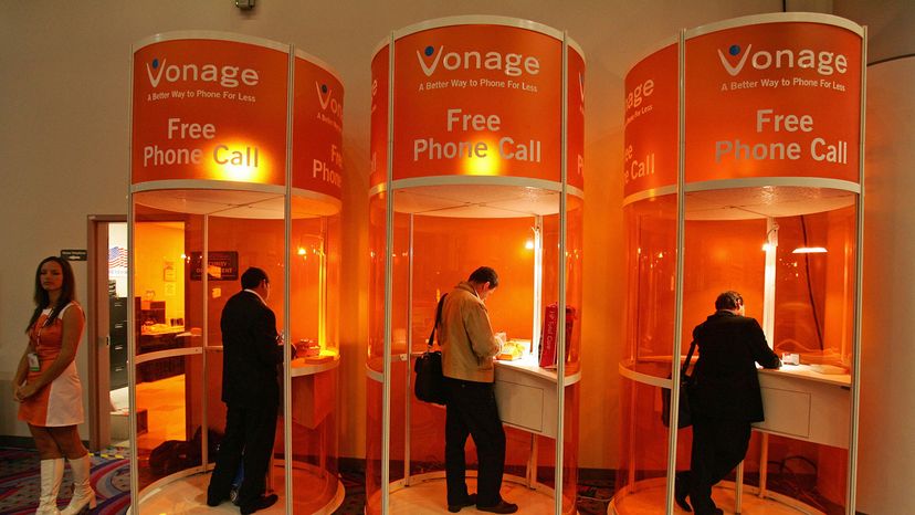 Vonage display booths, CES