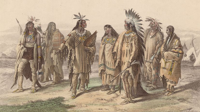 iroquois, sioux, dakota indian