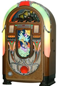 The Wurlitzer Peacock is another classic. Restored versions of this popular machine sell for thousands of dollars