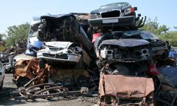 Junkyards are prime spots for dumping stolen cars.