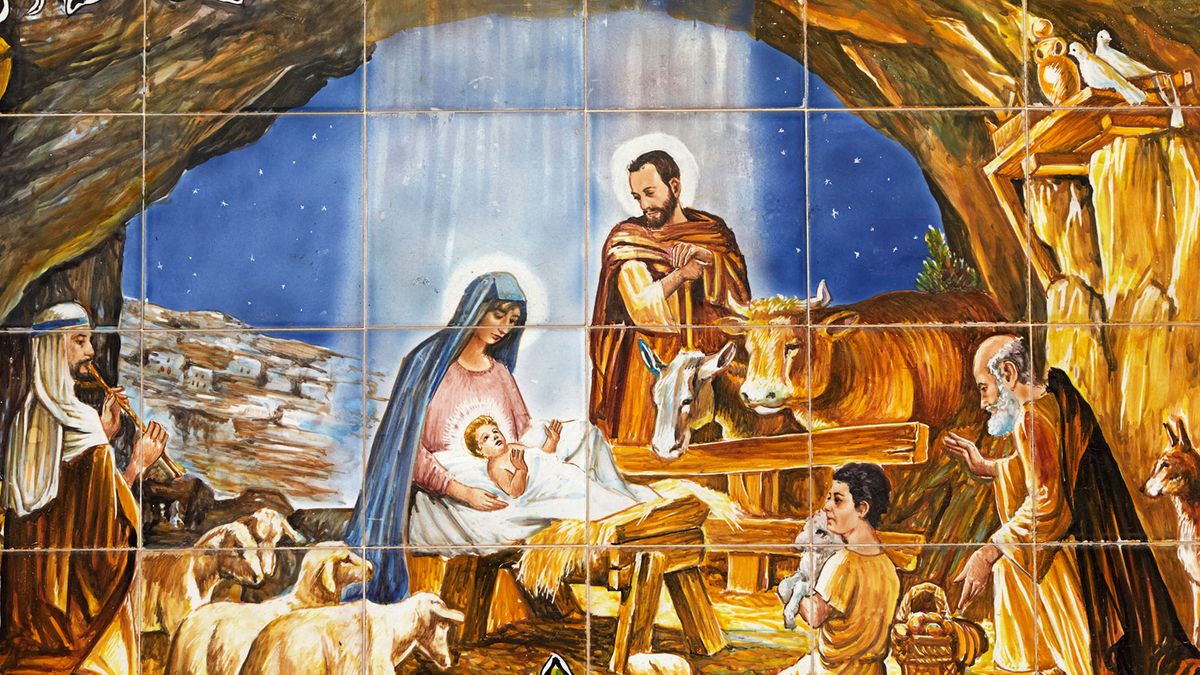 the birth of christ painting