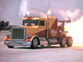 Image Gallery: Trucks Shockwave jet-powered truck. See more pictures of trucks.
