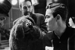Rowlf the Dog, pictured here on the set of &quot;The Jimmy Dean Show&quot; with Jimmy Dean and Jim Henson, was the first Muppet to make it big on national TV.