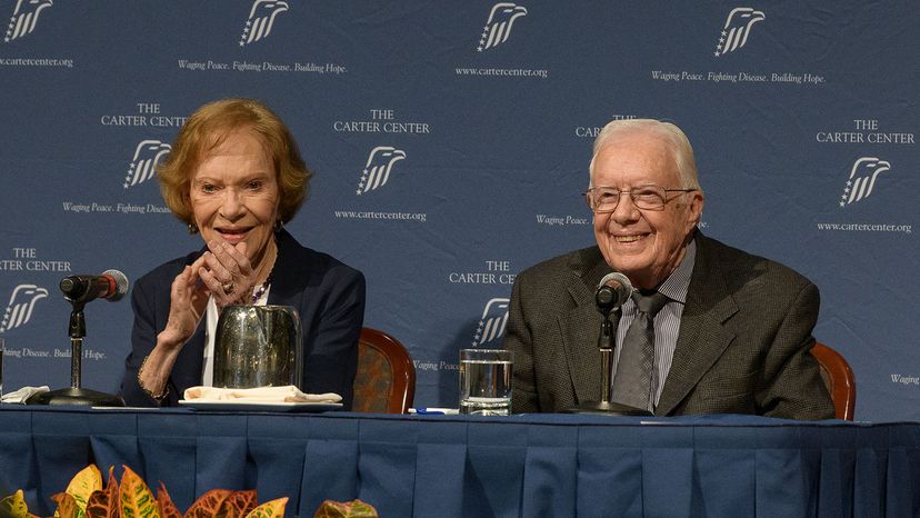 President Jimmy Carter and former First Lady Rosalynn Carter