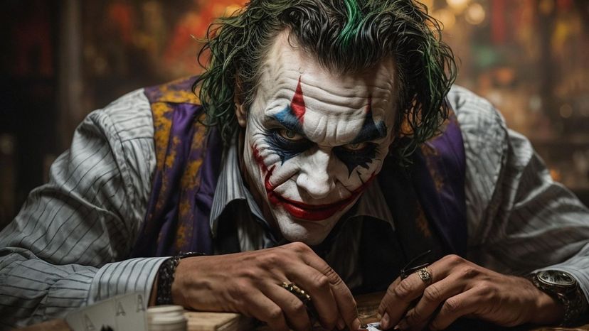 Joker smiling