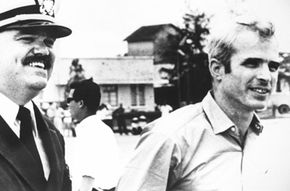 McCain after his release in Vietnam.