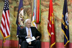 McCain at Virginia Military Institute.