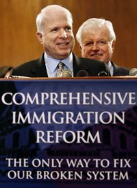 McCain speaks on immigration reform.