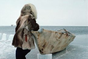 Inuit and kayak