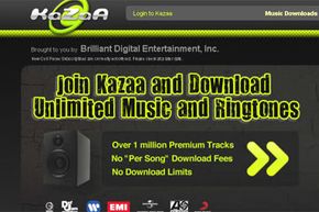 Kazaa enables its users to share not only music, but also movies, television shows and other types of digital information. See more pictures of popular web sites.