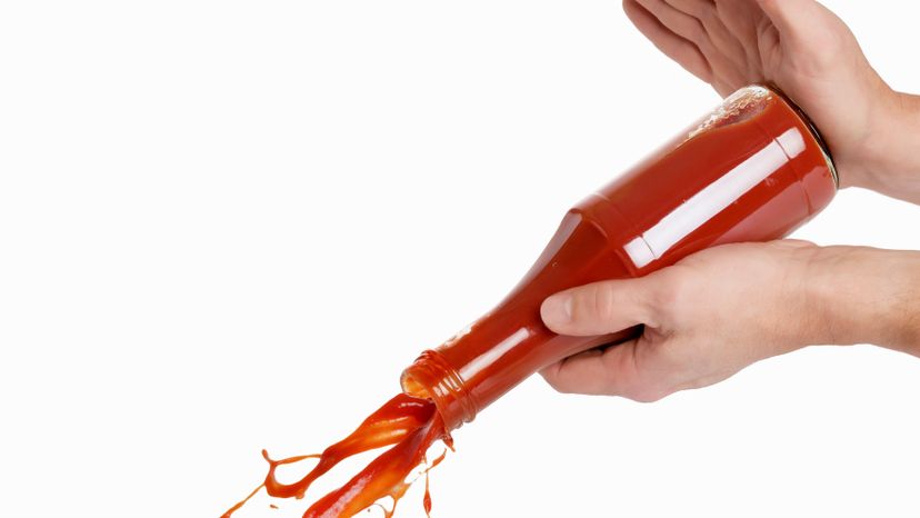 Ketchup is what scientists call a non-Newtonian fluid. That makes it hard to get out of the bottle. Kroeger/Gross/Getty Images