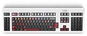 This Optimus keyboard is set for keystrokes used to play Quake.