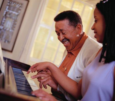 people playing keyboard