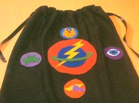 Power symbol patches are the finishing touch to your superhero cape.