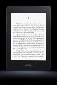 Amazon Kindle Paperwhite display