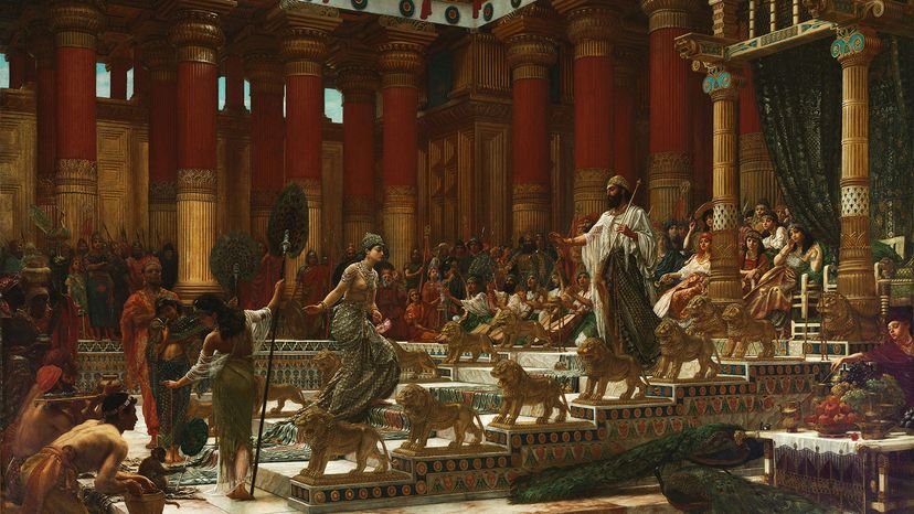 The visit of the Queen of Sheba to King Solomon, 