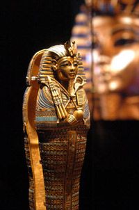 Tutankhamen's golden coffin looks as good today as it did more than 3,000 years ago.
