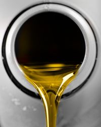 Viscosity is a measure of how easily the oil flows.