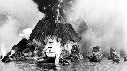 当Krakatoa Blew：1883年的喷发如何改变世界“border=