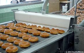 最早的上釉Krispy Kreme＂border=